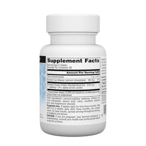 Source Naturals, Swedish Flower Pollen, 90 Tabs Source Naturals