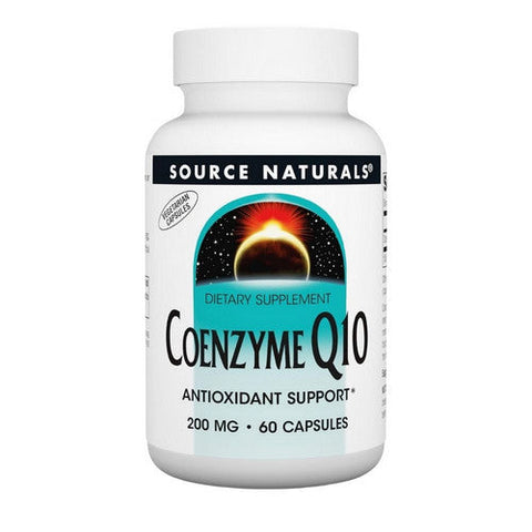 Source Naturals, Coenzyme Q10, 200 MG, 60 VCaps Source Naturals