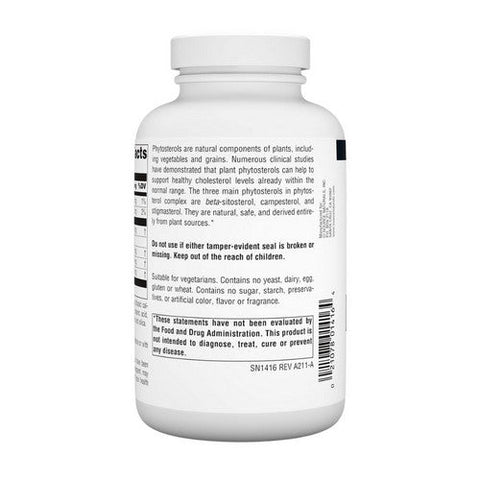 Source Naturals, Beta Sitosterol Mega Strength, 375 Mg, 120 Tabs Source Naturals