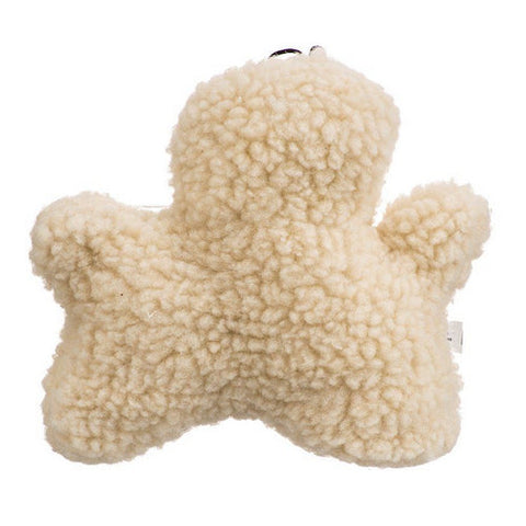 Spot, Vermont Style Fleecy Man Shaped Dog Toy, 8" Long Spot