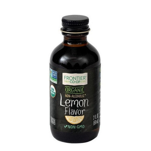 Frontier Herb, Organic Lemon Flavour Non-Alcoholic, 2 Oz Frontier Herb