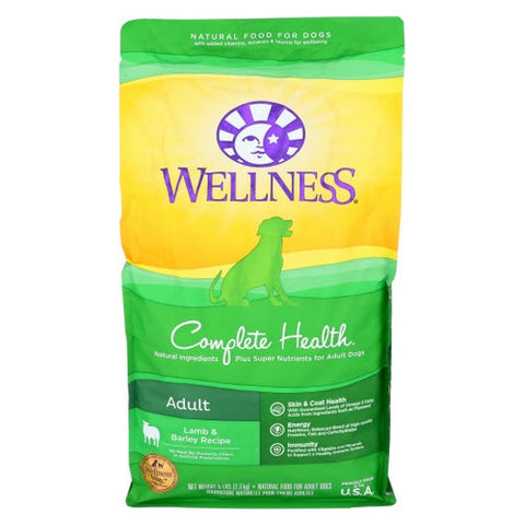 Wellness, Natural Dry Dog Food Lamb & Barley, 5 Lbs Wellness