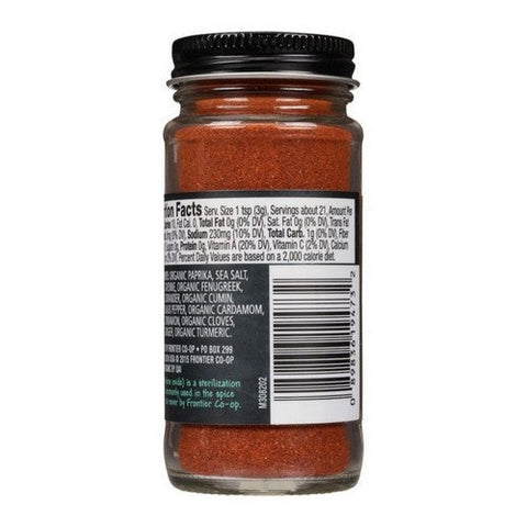 Frontier Herb, Organic Berbere Seasoning Ethiopian 12 Spice Blend, 2.3 Oz Frontier Herb