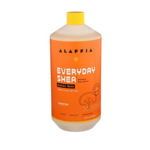 Alaffia, Everyday Shea Bubble Bath Unscented, 32 Oz Alaffia