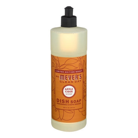 Mrs. Meyer's, Liquid Dish Soap Apple Cider, 16 Oz (Case of 6) Mrs. Meyer's