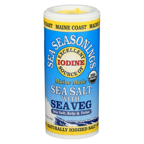 Maine Coast Sea Vegetables, Sea Seasonings Sea Salt with Sea Veg, 1 Oz Maine Coast Sea Vegetables