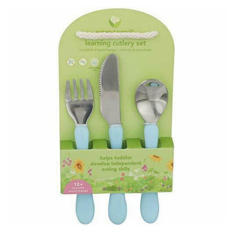 Green Sprouts, Learning Cutlery Set Assorted 12 Months, 3 Count Green Sprouts