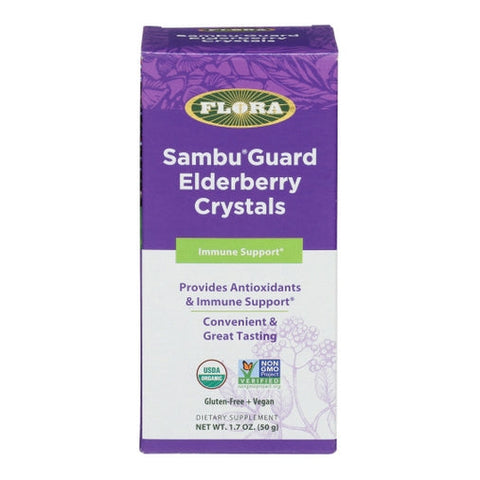 Flora, Sambu Guard Elderberry Crystals, 1.7 Oz Flora