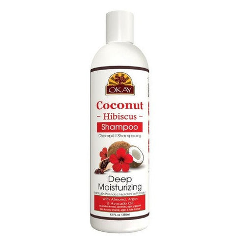Okay Pure Naturals, Shampoo, Coconut Hibiscus 12 Oz Okay Pure Naturals