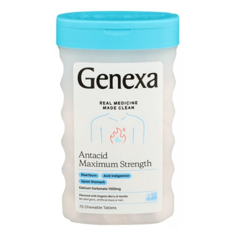 Genexa, Heartburn Fix, 72 Tabs Genexa