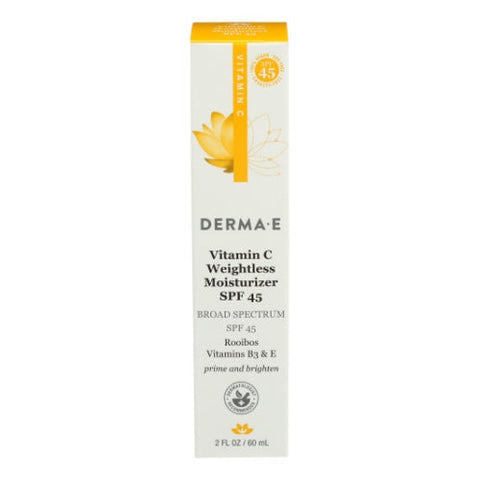 Derma e, Vitamin C Moisturizer SPF45, 2 Oz Derma e
