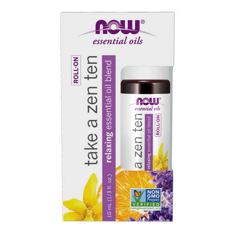 Now Foods, Essential Oils Take A Zen Ten Roll-on, 10 ml Now Foods