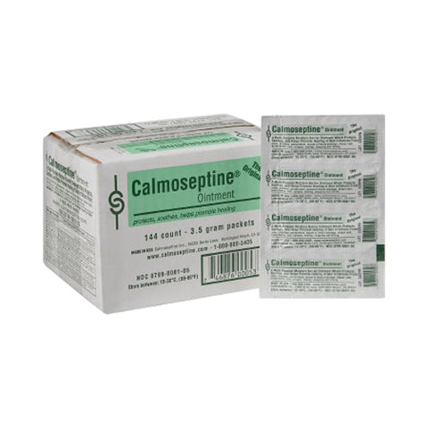 Calmoseptine, Antiseptic Ointment Foil Packets, 0.125 Oz, Box Of 144 Calmoseptine