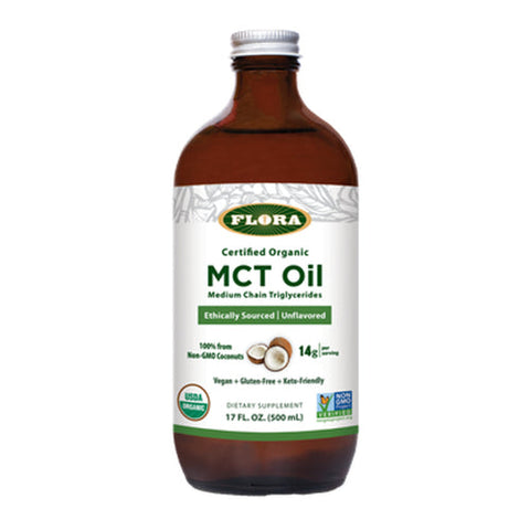 Flora, Organic MCT Oil, 17 Oz Flora