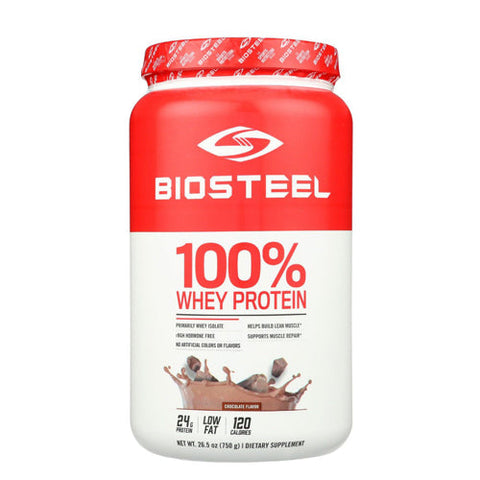 Biosteel, Whey Protein ISO Chocolate, 26.5 Oz Biosteel