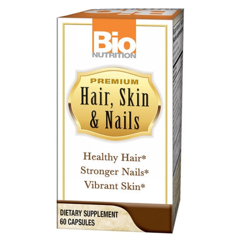 Bio Nutrition Inc, Hair, Skin & Nails, 60 VegCaps Bio Nutrition Inc