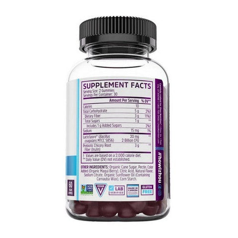 Zhou Nutrition, Gut Guru Probiotic Gummies, 60 Count Zhou Nutrition