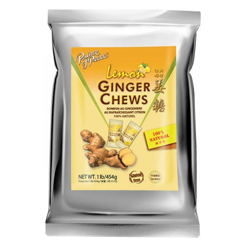 Prince Of Peace, Ginger Chews With Lemon, 1 lb Prince Of Peace