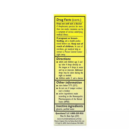 Bach, Rescue Sleep Dropper, 20 Ml Bach