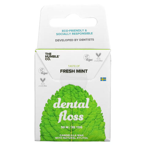 The Humble Co, Dental Floss Fresh Mint, 55 Yds The Humble Co