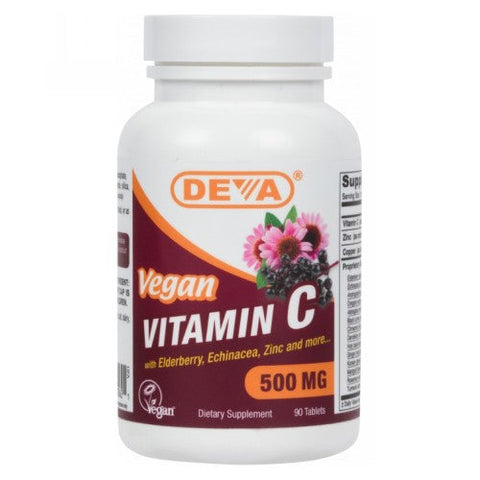 Biotene, Vegan Vitamin C w/ Elderberry, 500 mg, 90 Tabs Biotene