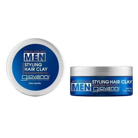 Giovanni Cosmetics, Mens Cedarwood Collection Styling Hair Clay, 2 Oz Giovanni Cosmetics