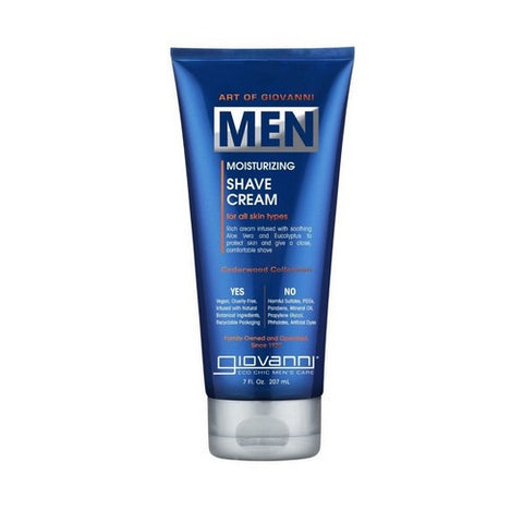Giovanni Cosmetics, Men Moisturizing Shave Cream Cedarwood Collection, 7 Oz Giovanni Cosmetics