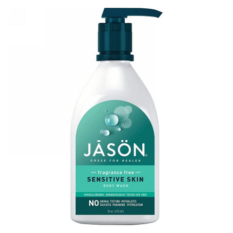 Jason Natural Products, Sensitive Skin Body Wash, 16 Oz Jason Natural Products