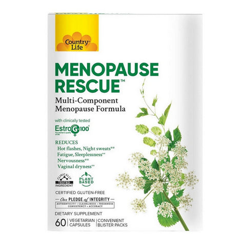 Country Life, Menopause Rescue, 60 Vegetarian Capsules, 60 Caps Country Life