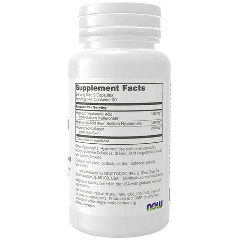 Now Foods, Hydration Rescue (Hyaluronic Acid), 60 Vegcaps Now Foods