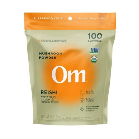 Om Mushrooms, Reishi Mushroom Superfood Powder, 7.05 Oz Om Mushrooms