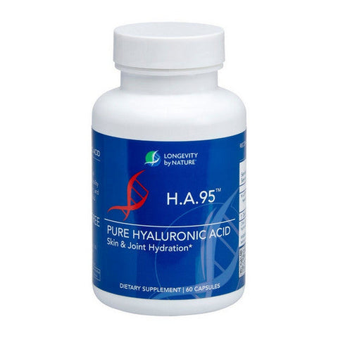 Longevity by Nature, By Nature Ha 95 Hyaluronic Acid, 60 Caps Longevity by Nature