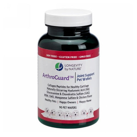 Longevity by Nature, Arthroguard Joint Support Pet Wafers, 90 Count Longevity by Nature