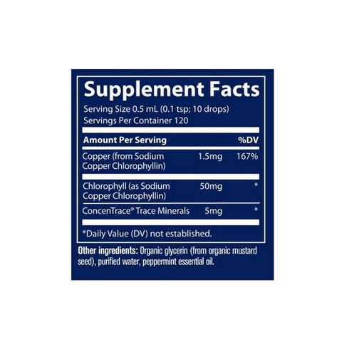 Trace Minerals, Ionic Chlorophyll, Mint 2 Oz Trace Minerals
