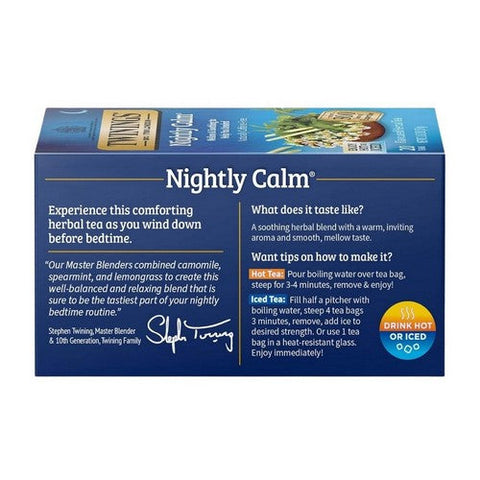 Twinings Tea, Nightly Calm Herbal Tea, 20 Bags Twinings Tea