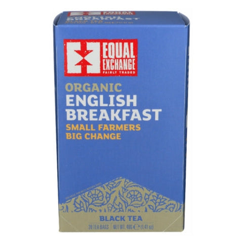 Equal Exchange, Organic English Breakfast Tea, 20 Bags (Case of 6) Equal Exchange