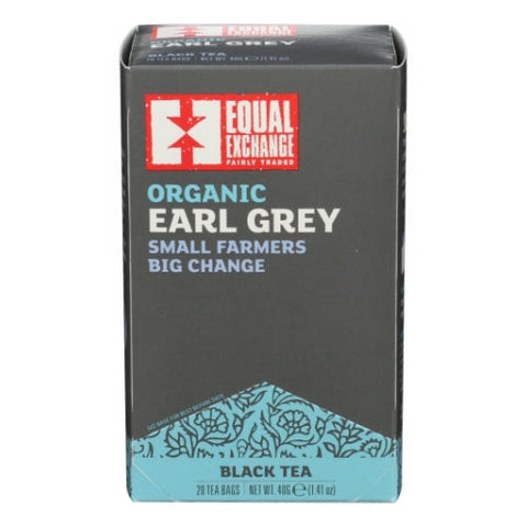 Equal Exchange, Organic Earl Grey Tea, 20 Bags (Case of 6) Equal Exchange