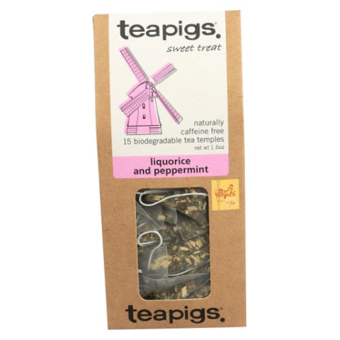 Teapigs, Tea Liquorice And Peppermint, 15 Bags (Case of 6) Teapigs