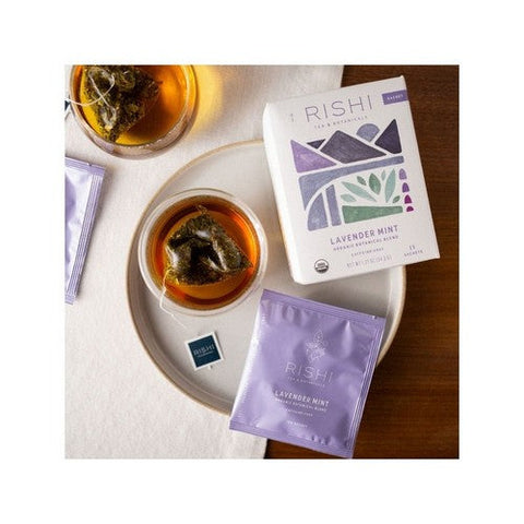 Rishi Tea, Organic Lavender Mint Tea, 15 Count (Case of 6) Rishi Tea