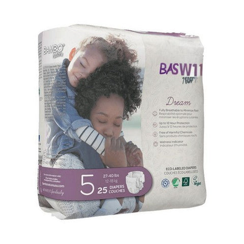 Bambo Nature, Dream Diapers Size 5, 25 Count Bambo Nature