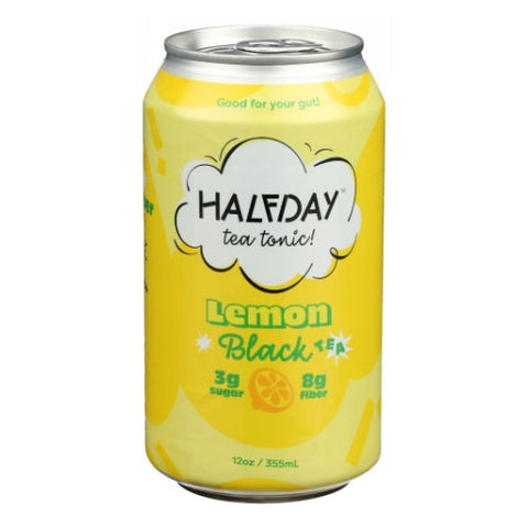 Halfday, Lemon Black Tea, 12 Oz (Case of 12) Halfday