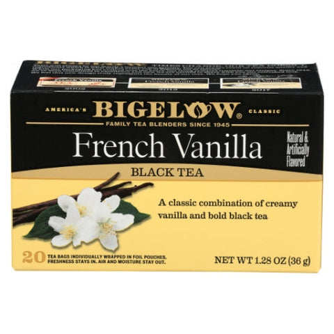 Bigelow, French Vanilla Black Tea, 20 Bags (Case of 6) Bigelow