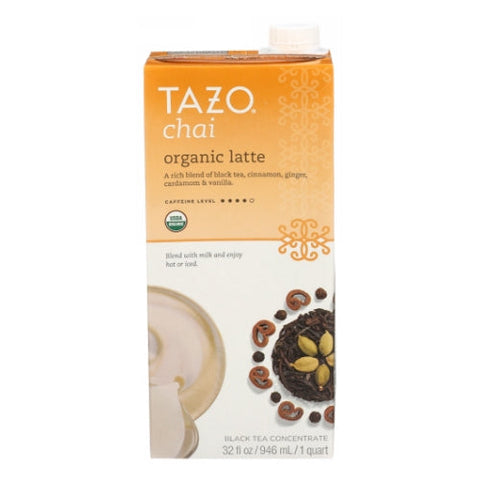 Tazo, Tea Organic Chai Concentrate, 32 Oz (Case of 6) Tazo
