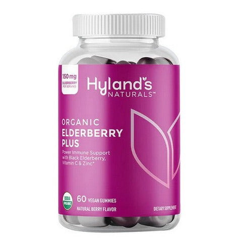 Hylands, Organic Elderberry Gummies, 60 Count Hylands