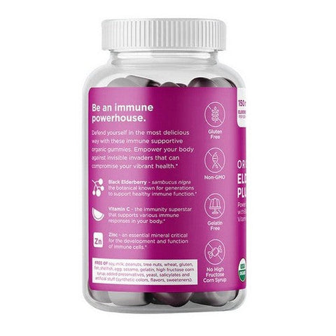 Hylands, Organic Elderberry Gummies, 60 Count Hylands