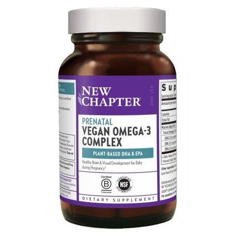 New Chapter, Prenatal Vegan Omega-3 Complex, 325 Mg, 90 Veg Tabs New Chapter