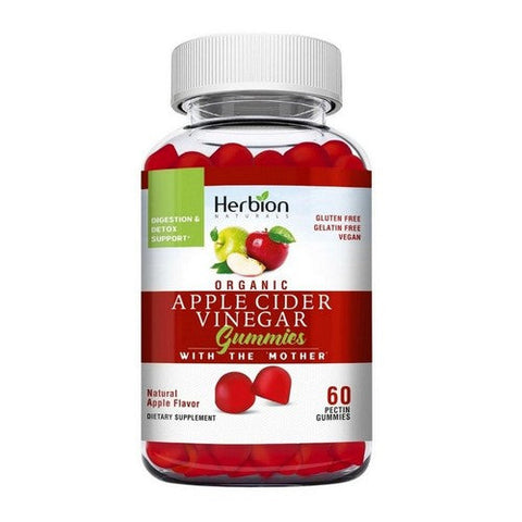 Herbion Naturals, Organic Apple Cider Vinegar Gummies, 60 Count Herbion Naturals