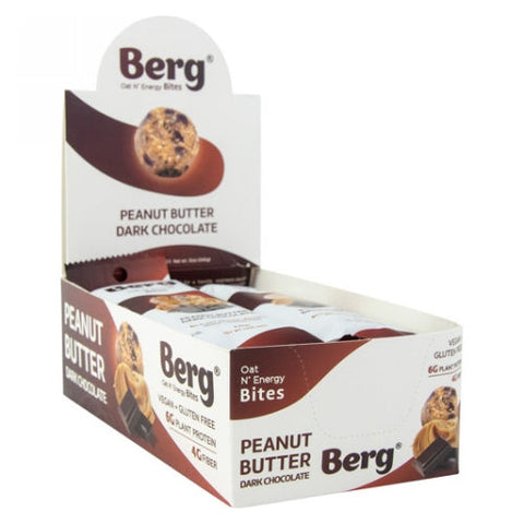 Berg Bites, Oat N' Energy Bites Peanut Butter & Dark Chocolate, 8 Count Berg Bites