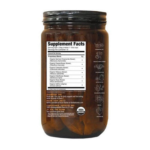 For The Biome, Stress Therapy 7 Flower Infusion, 10 Count For The Biome