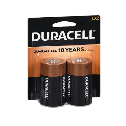 Duracell, Alkaline Batteries D, 2 Count Duracell